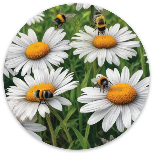 Daisies & Bees 3x3