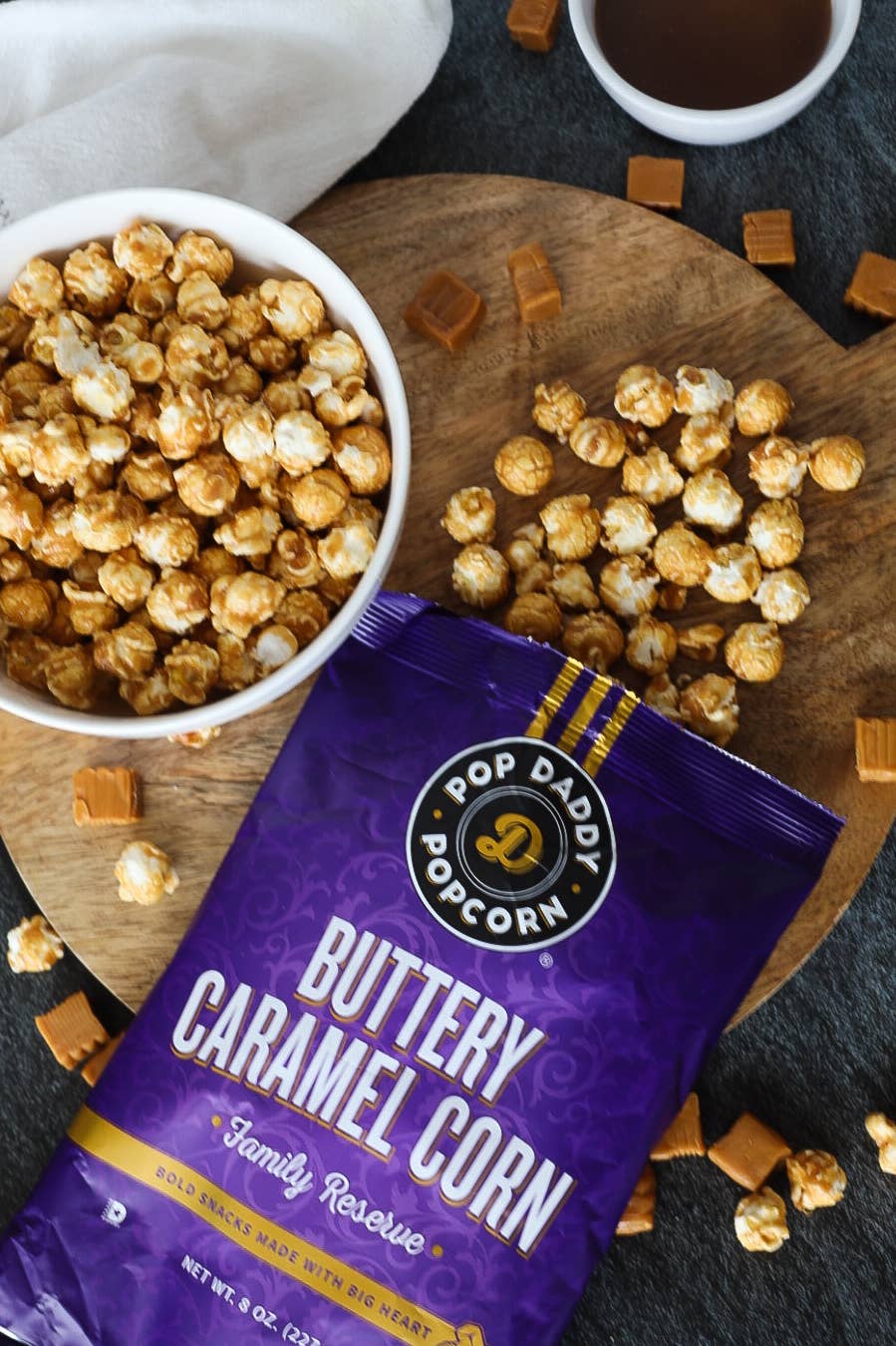 Flavored Popcorn - 8oz - Buttery Caramel Corn