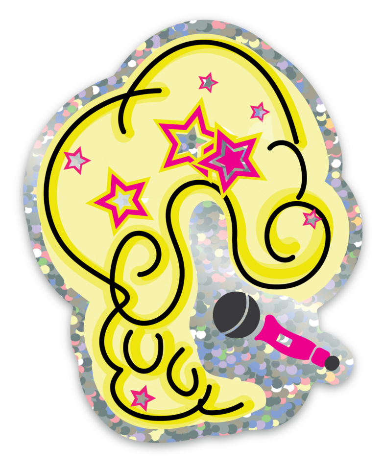 Dolly Glitter STICKER
