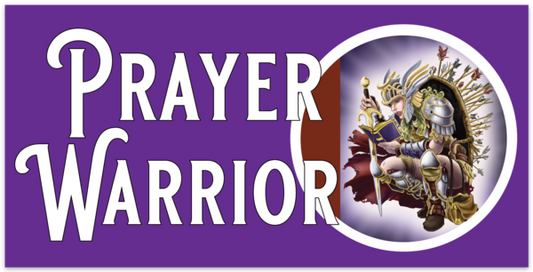 Prayer Warrior Bumper Sticker