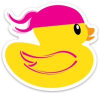 Ducky in Pink Bandana