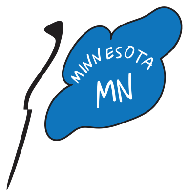Flag MN Minn sticker