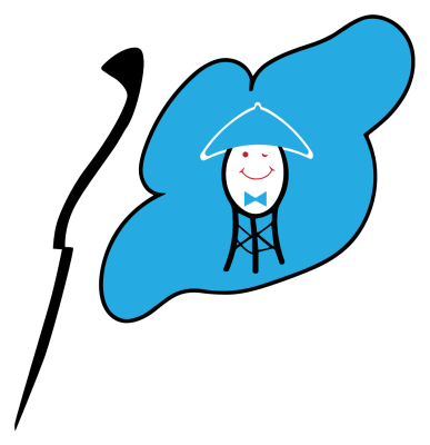 Flag Smiley solid blue MAGNET