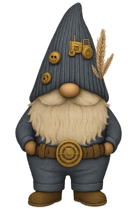 Gnome FARMSTEAD FELLA sticker