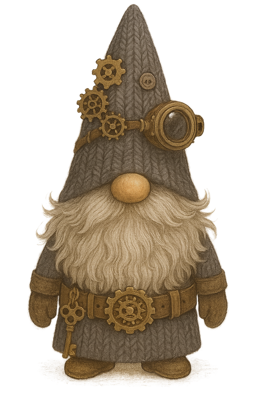 Gnome Steampunk Fella MAGNET