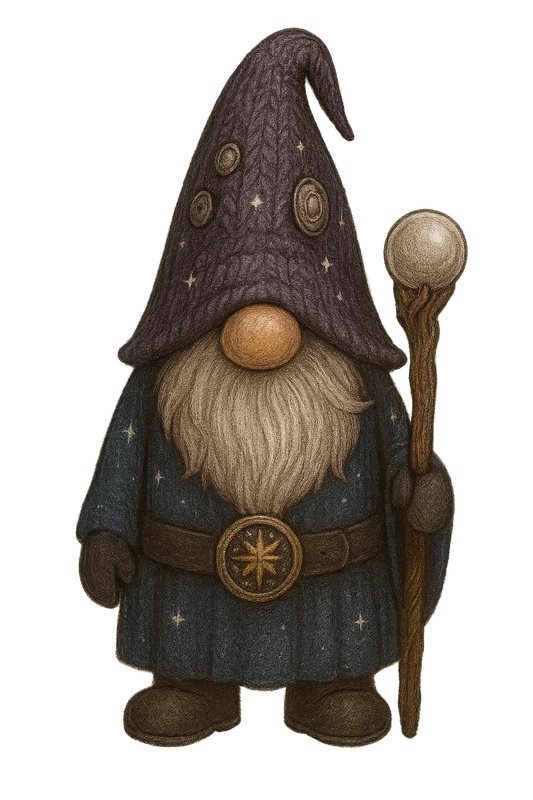 Gnome WIZARD STAFF sticker