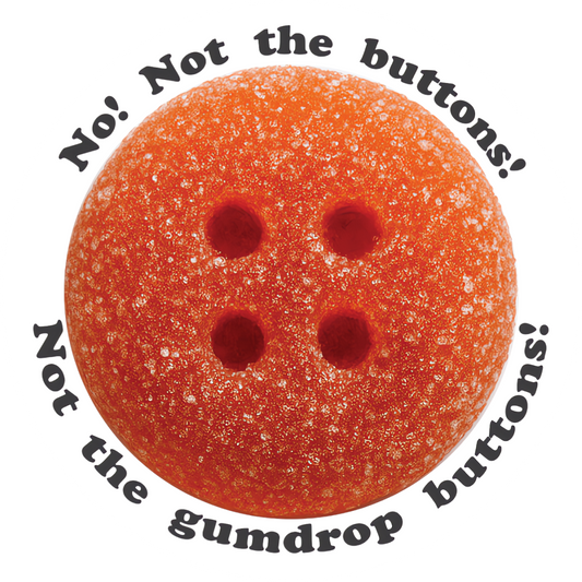 Gumdrop Button Sticker