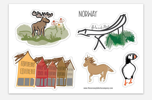 Heritage Images 01 Norway 4x6 Sticker