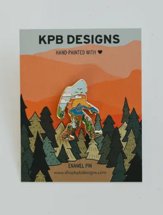 Bigfoot PIN Sunset Sasquatch