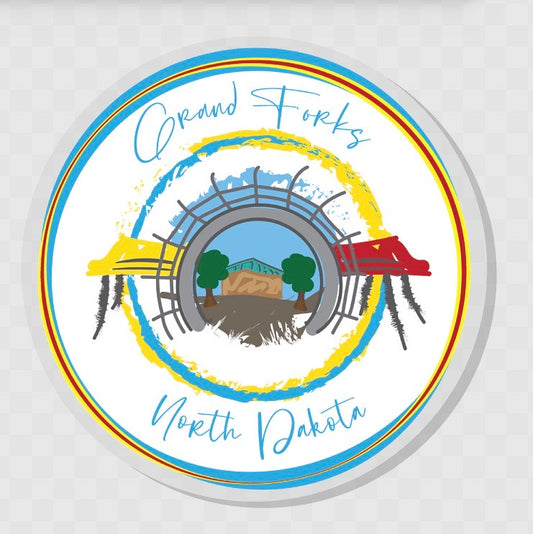 Grand Forks Pin Acrylic