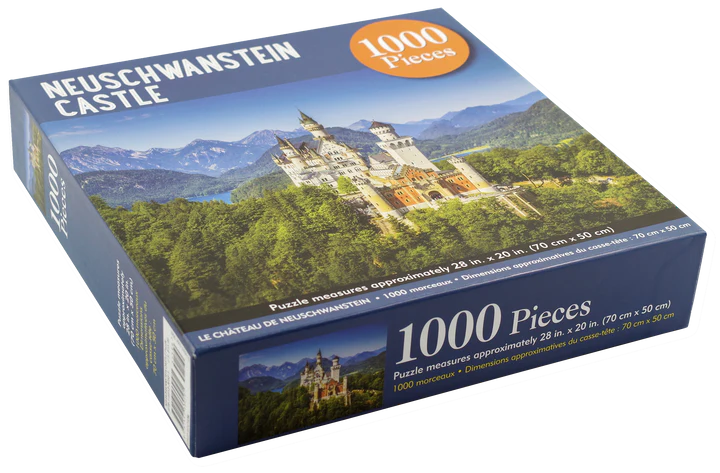 Neuschwanstein Castle 1000 Piece Puzzle