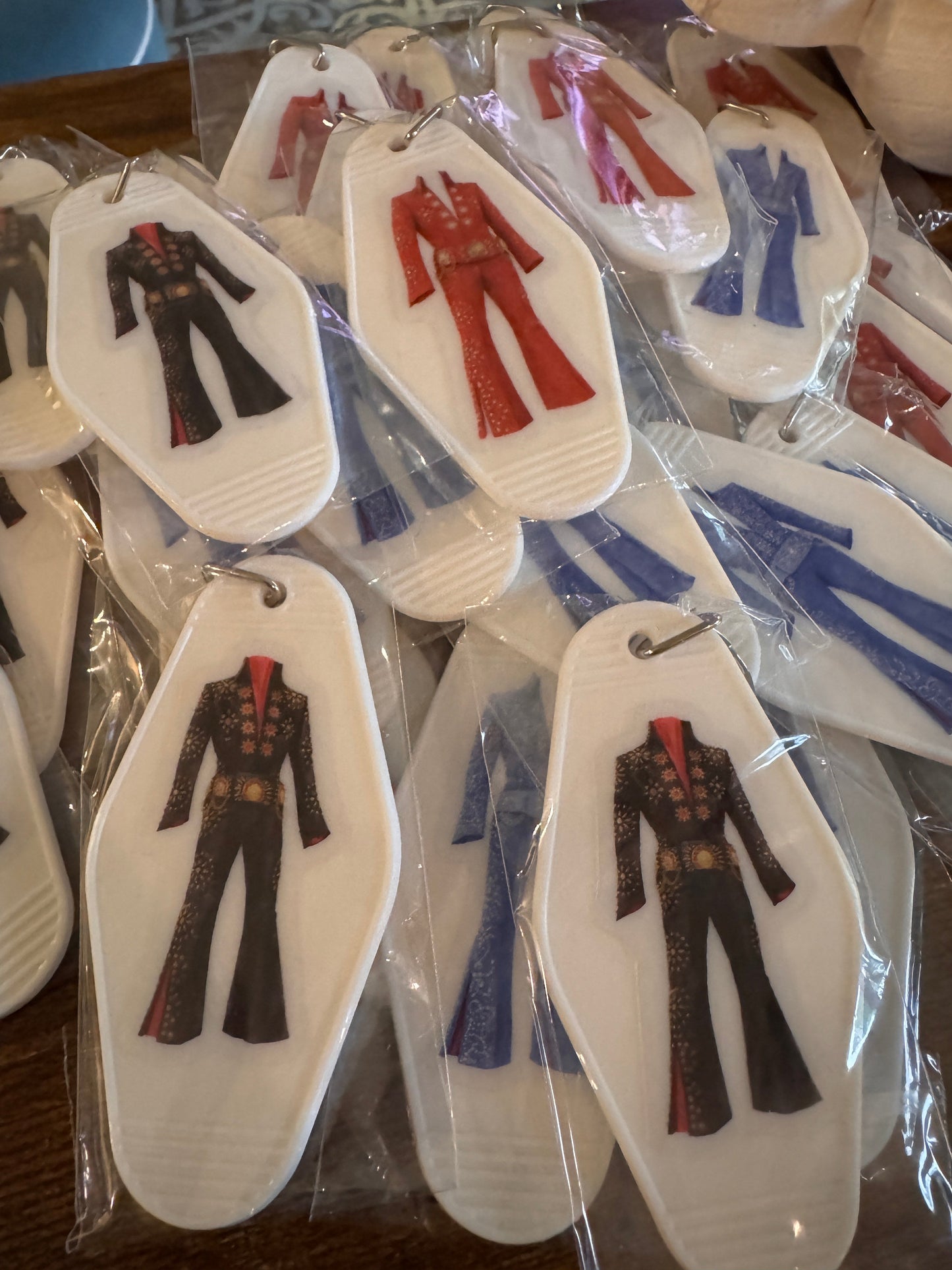 Rock N Roll Key Tag