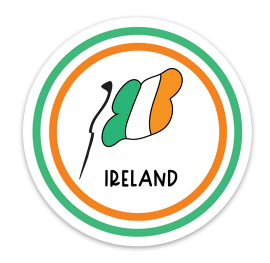 Ireland Double Circle sticker