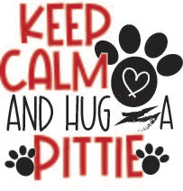 Hug a Pittie 3x3 sticker