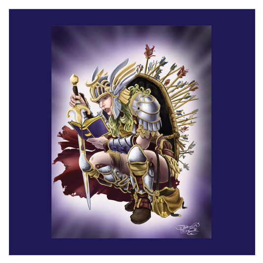 Warrior Hologram 3in Sticker