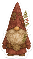 Gnome MISTLETOE FELLA sticker