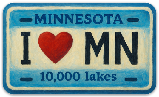 MN License Plate sticker