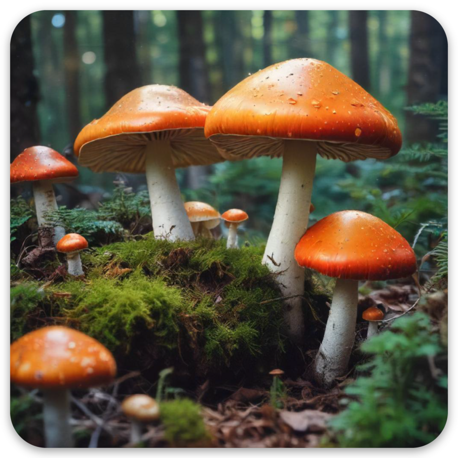 Mushroom Grove | 3x3 sticker