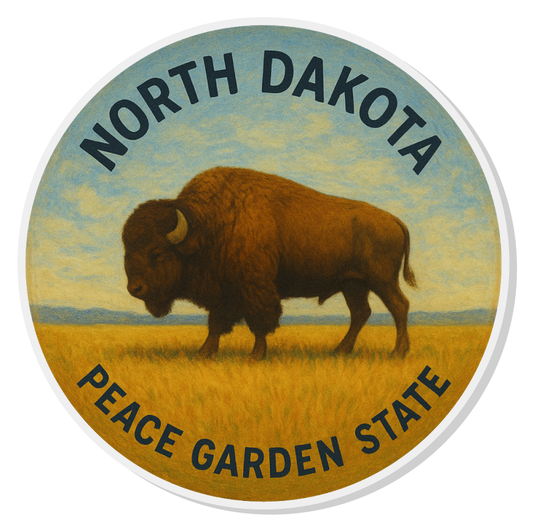 ND Buffalo Acrylic Magnet