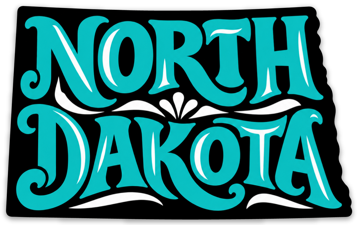 North Dakota TBW sticker