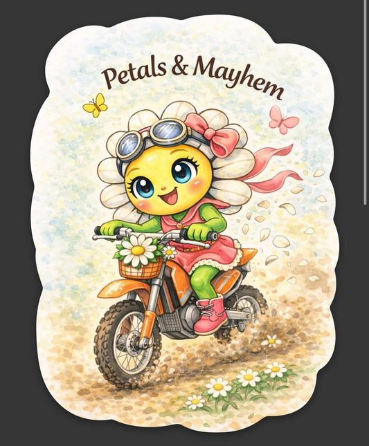 Petals & Mayhem - Sticker