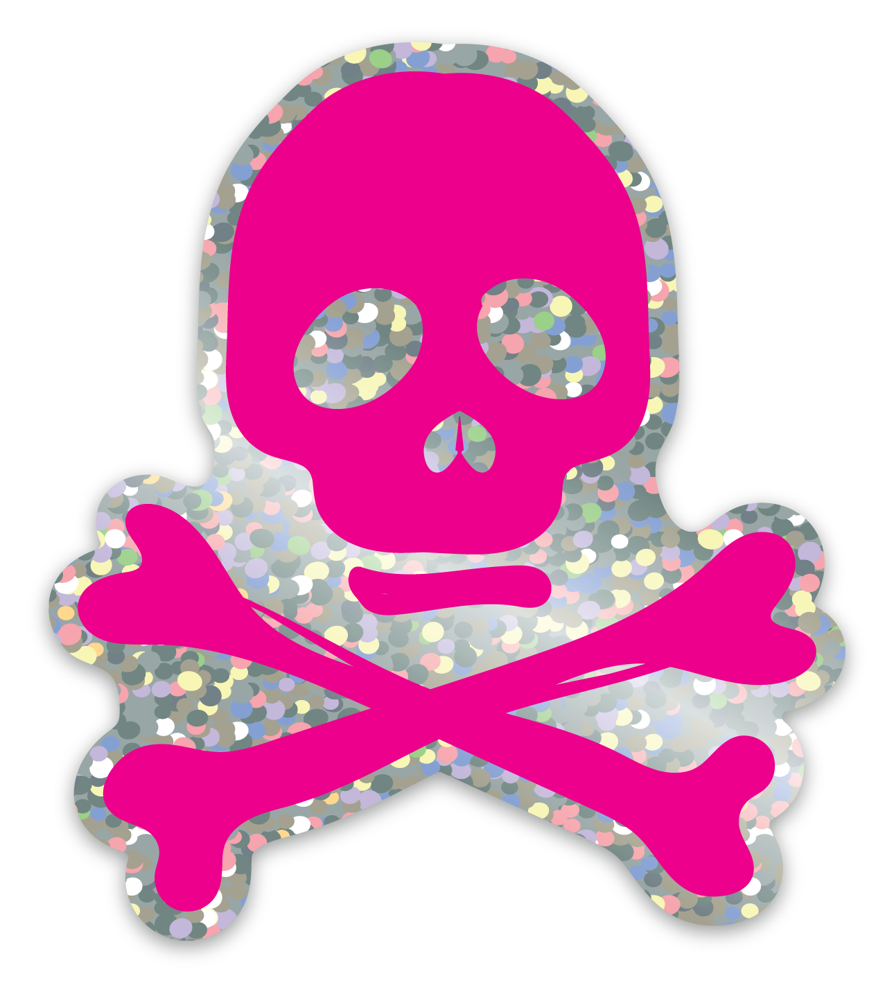 Pink Skull Glitter