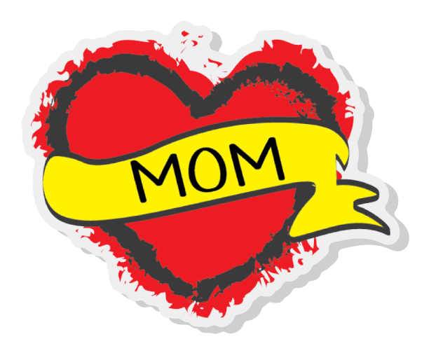 Mom Tattoo Pin Acrylic