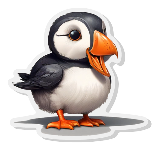 Puffin Pin Acrylic