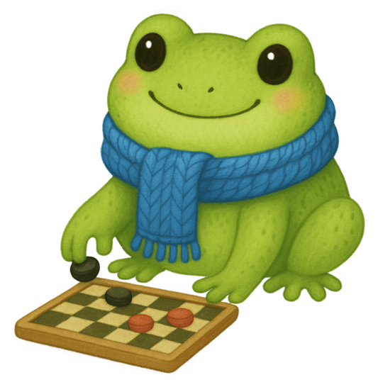 Portland Frog Checkers sticker