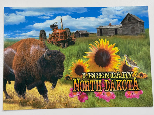 Post Card North Dakota Legendary