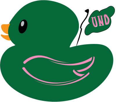 Ducky Green UND pink
