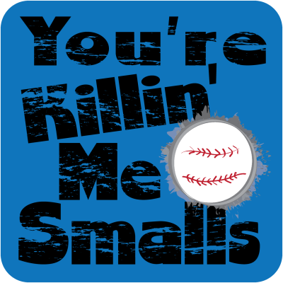 Killin Me Smalls Blue 3x3