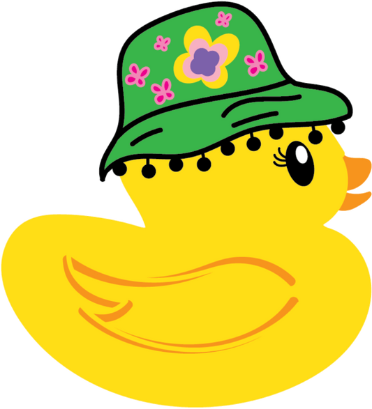 Ducky in Sun Hat