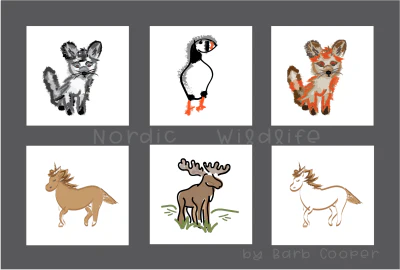 Nordic Wildlife 4x6