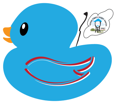 Ducky Smiley blue