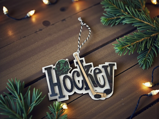 Hockey ornament