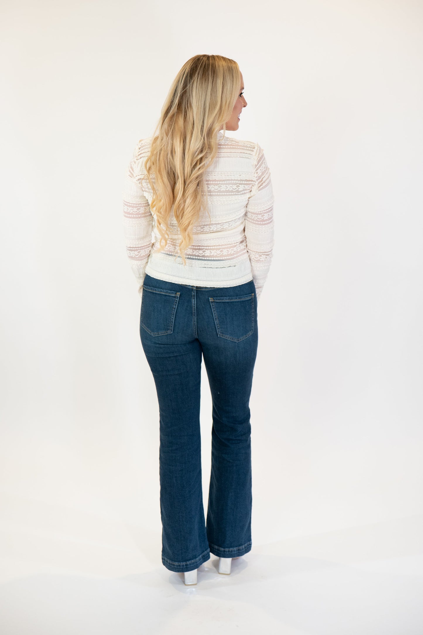 Daze Heartbreaker Mid Rise Hit Maker Flare Jeans