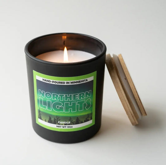 Northern Lights candle