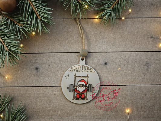 Merry Fitmas ornament