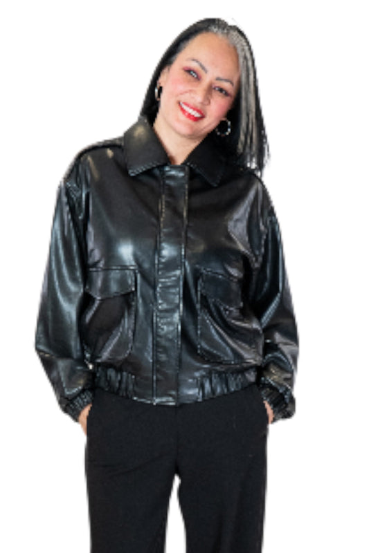 Z Supply Black Idols Bomber Jacket
