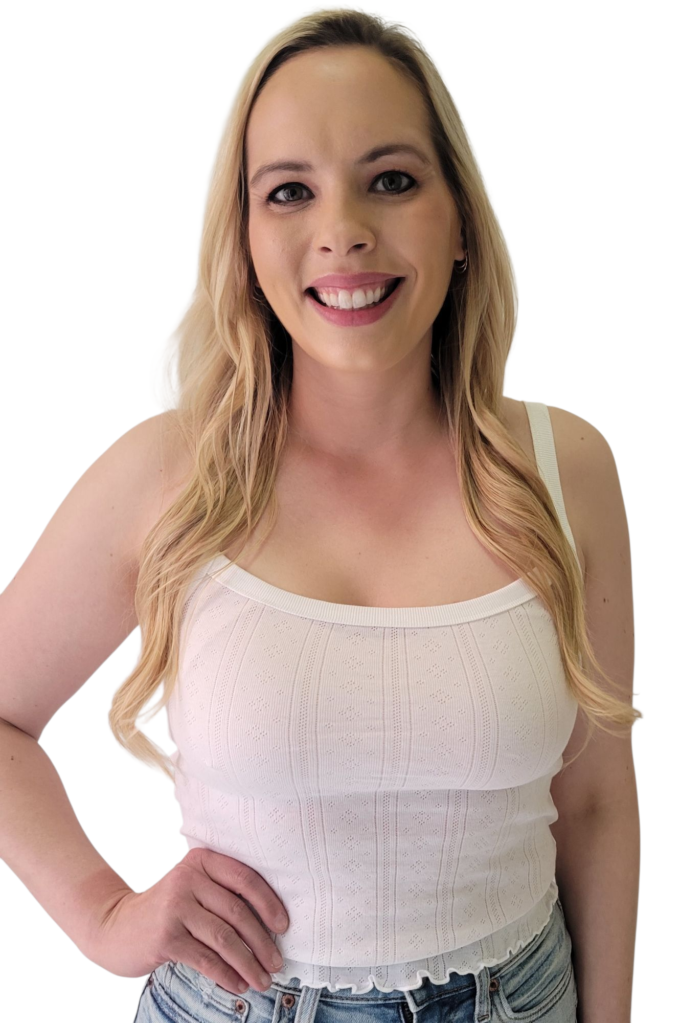 Daze Blossom White Hot Baby Tank