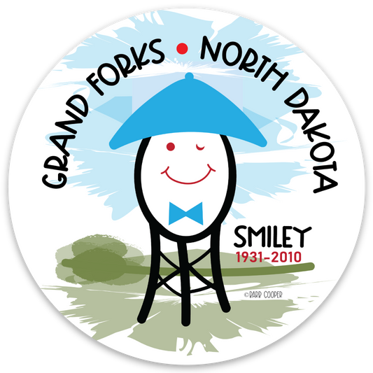 Smiley Water Tower | 3" sticker