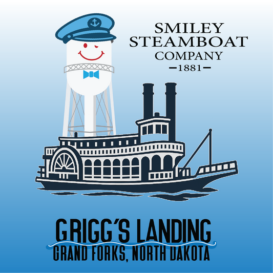 Smiley Steamboat Co Griggs Magnet