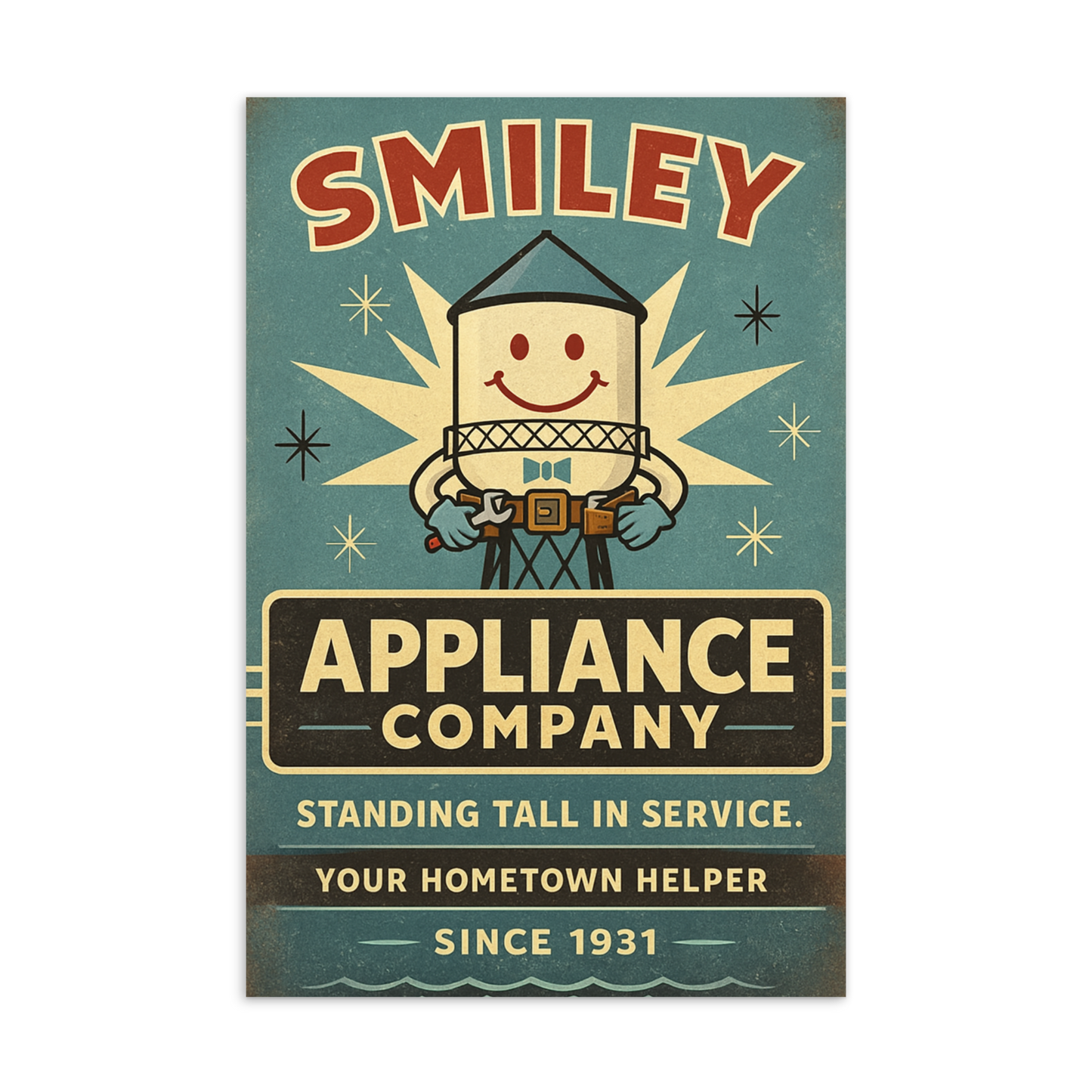 Smiley Appliance Co ART PRINT
