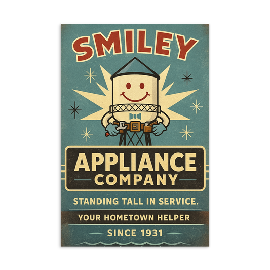 Smiley Appliance Co ART PRINT