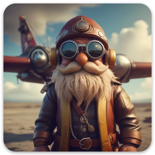 Steampunk Gnome Fighter Pilot 01