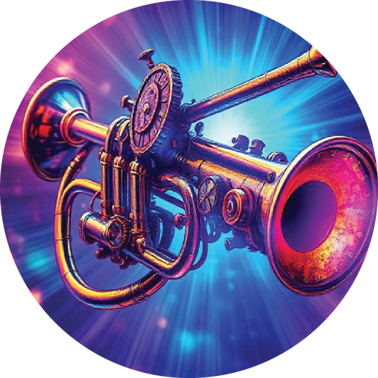 Trumpet Steampunk  2in